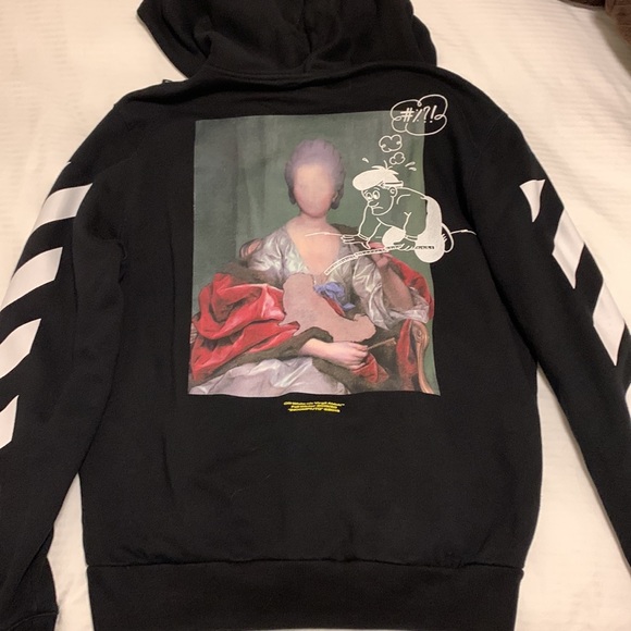 Off white Zip Up hoodie - Picture 1 of 3